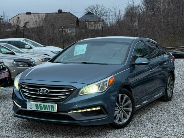 Синий Хендай Соната, объемом двигателя 2.4 л и пробегом 146 тыс. км за 9900 $, фото 1 на Automoto.ua