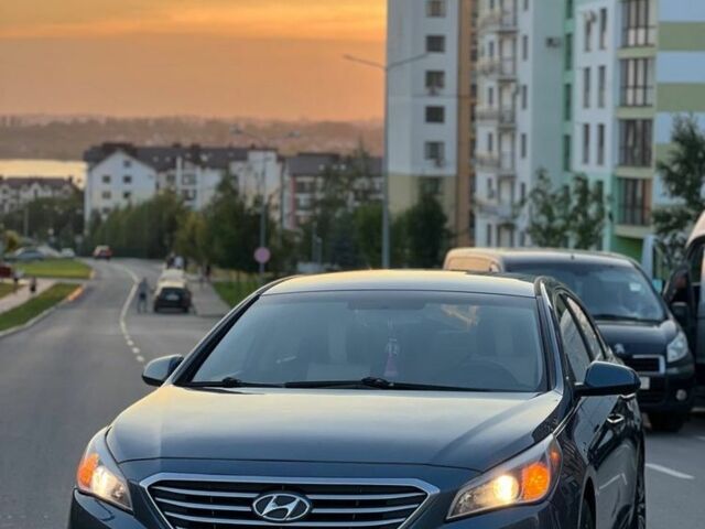Синий Хендай Соната, объемом двигателя 2.4 л и пробегом 200 тыс. км за 10000 $, фото 1 на Automoto.ua