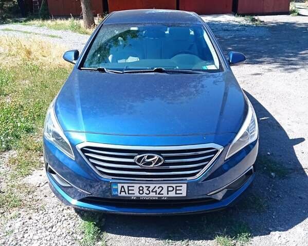 Хендай Соната 2016 в Кривом Роге на Automoto.ua Синий Хендай Соната, объемом двигателя 2.4 л и пробегом 169 тыс. км за 9000 $, фото 1 на Automoto.ua