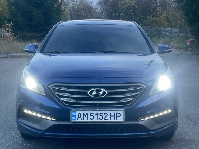 Хендай Соната 2016 в Житомире на Automoto.ua Синий Хендай Соната, объемом двигателя 2.4 л и пробегом 136 тыс. км за 13000 $, фото 1 на Automoto.ua