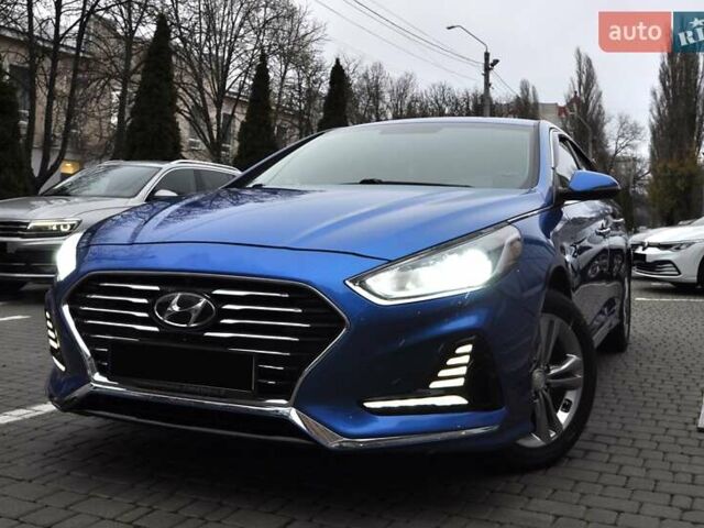 Синій Хендай Соната, об'ємом двигуна 2.4 л та пробігом 62 тис. км за 15200 $, фото 1 на Automoto.ua