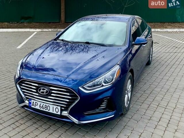 Синий Хендай Соната, объемом двигателя 2.4 л и пробегом 96 тыс. км за 15500 $, фото 1 на Automoto.ua