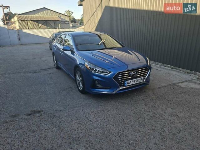 Хендай Соната 2017 в Киеве на Automoto.ua Синий Хендай Соната, объемом двигателя 2.36 л и пробегом 90 тыс. км за 11999 $, фото 1 на Automoto.ua