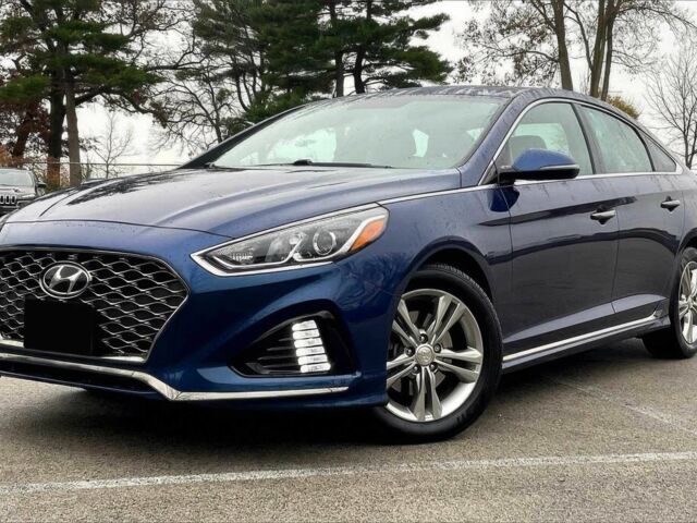 Синий Хендай Соната, объемом двигателя 2.4 л и пробегом 43 тыс. км за 8500 $, фото 1 на Automoto.ua