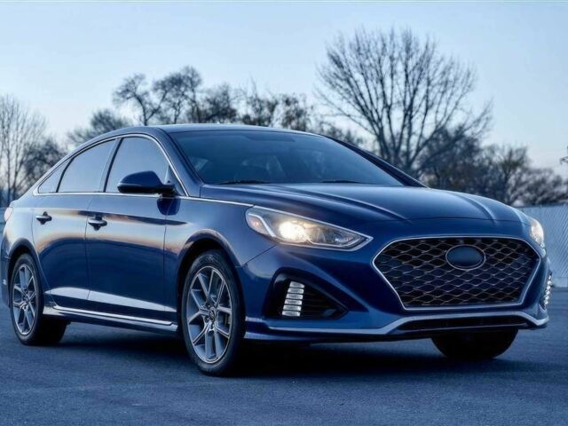 Синій Хендай Соната, об'ємом двигуна 2 л та пробігом 46 тис. км за 14800 $, фото 1 на Automoto.ua