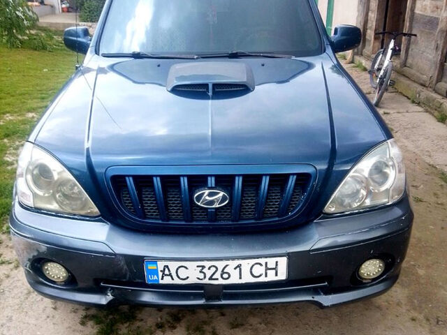 Синій Хендай Терракан, об'ємом двигуна 2.9 л та пробігом 540 тис. км за 6000 $, фото 1 на Automoto.ua
