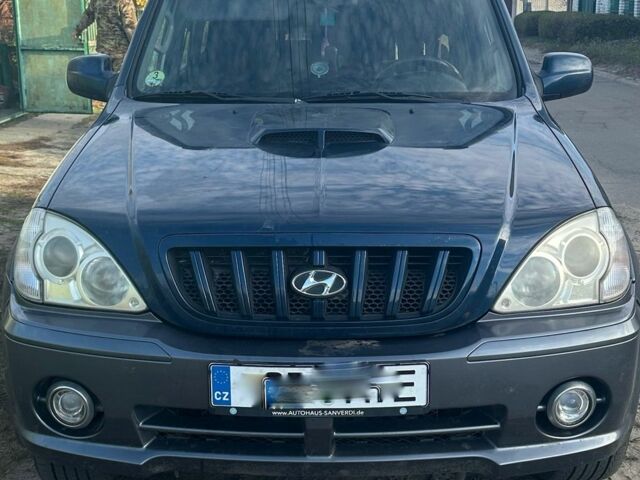 Синий Хендай Терракан, объемом двигателя 2.9 л и пробегом 122 тыс. км за 3999 $, фото 1 на Automoto.ua