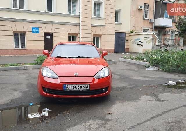 Хендай Тибурон 2007 в Одессе на Automoto.ua Красный Хендай Тибурон, объемом двигателя 2 л и пробегом 109 тыс. км за 5200 $, фото 1 на Automoto.ua