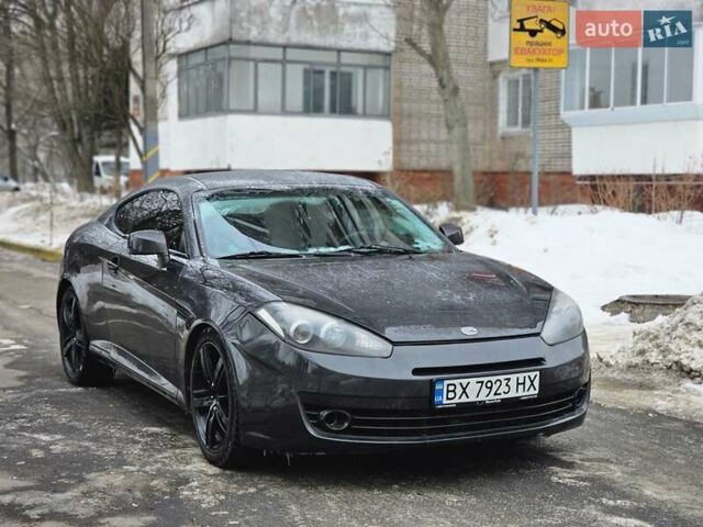 Серый Хендай Тибурон, объемом двигателя 1.98 л и пробегом 160 тыс. км за 4650 $, фото 1 на Automoto.ua