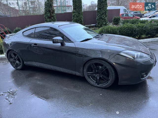 Серый Хендай Тибурон, объемом двигателя 1.98 л и пробегом 103 тыс. км за 7500 $, фото 1 на Automoto.ua