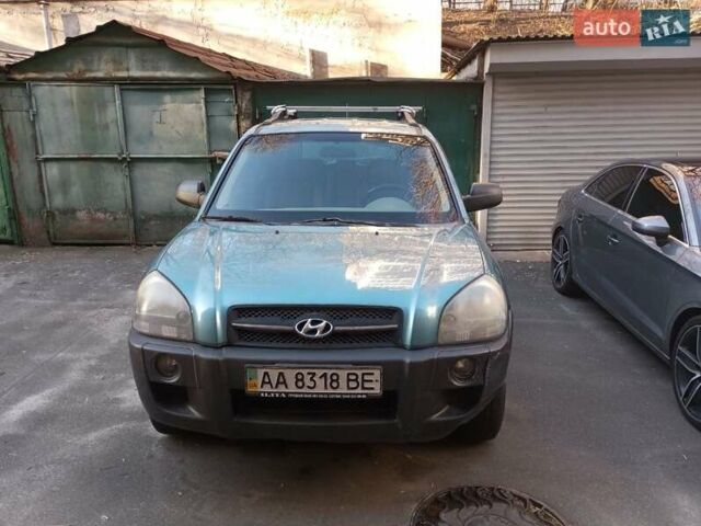 Синий Хендай Туксон, объемом двигателя 1.98 л и пробегом 273 тыс. км за 4900 $, фото 1 на Automoto.ua