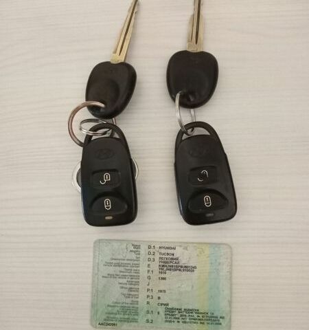 Синій Хендай Туксон, об'ємом двигуна 1.98 л та пробігом 485 тис. км за 4850 $, фото 1 на Automoto.ua