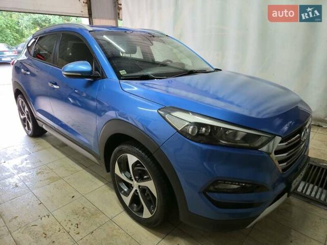 Синий Хендай Туксон, объемом двигателя 1.59 л и пробегом 136 тыс. км за 14300 $, фото 1 на Automoto.ua