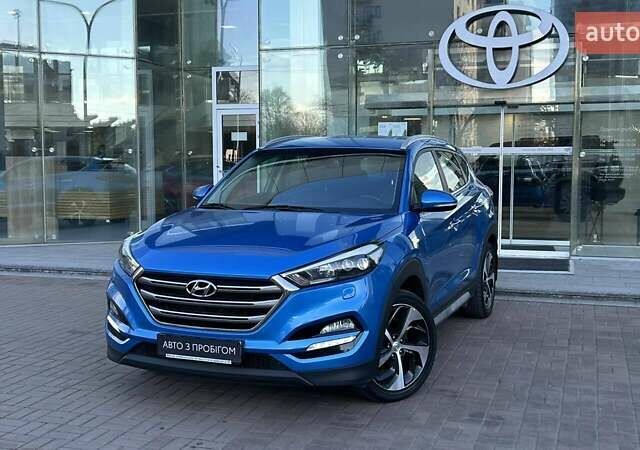 Синий Хендай Туксон, объемом двигателя 2 л и пробегом 149 тыс. км за 20073 $, фото 1 на Automoto.ua