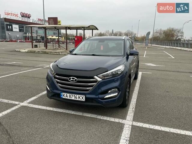 Хендай Туксон 2017 в Киеве на Automoto.ua Синий Хендай Туксон, объемом двигателя 2 л и пробегом 185 тыс. км за 17000 $, фото 1 на Automoto.ua