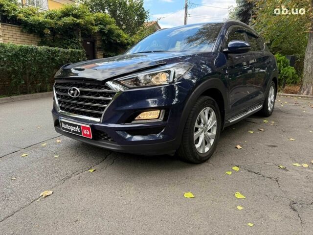 Синий Хендай Туксон, объемом двигателя 2 л и пробегом 48 тыс. км за 22740 $, фото 1 на Automoto.ua