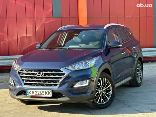 Синий Хендай Туксон, объемом двигателя 2 л и пробегом 111 тыс. км за 22500 $, фото 1 на Automoto.ua