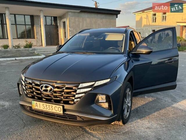 Синий Хендай Туксон, объемом двигателя 2 л и пробегом 133 тыс. км за 24000 $, фото 1 на Automoto.ua