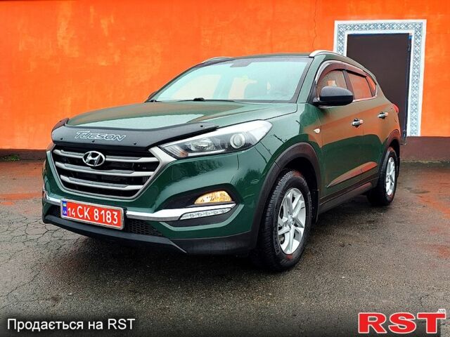 Зеленый Хендай Туксон, объемом двигателя 2 л и пробегом 213 тыс. км за 17900 $, фото 1 на Automoto.ua