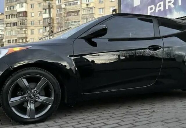 Черный Хендай Велостер, объемом двигателя 1.6 л и пробегом 210 тыс. км за 8000 $, фото 1 на Automoto.ua