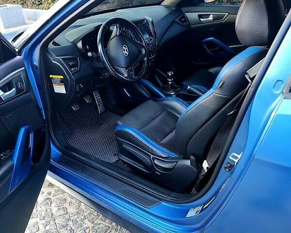 Синий Хендай Велостер, объемом двигателя 1.6 л и пробегом 95 тыс. км за 8500 $, фото 1 на Automoto.ua