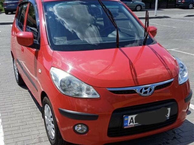 Красный Хендай и10, объемом двигателя 1.1 л и пробегом 168 тыс. км за 6400 $, фото 1 на Automoto.ua