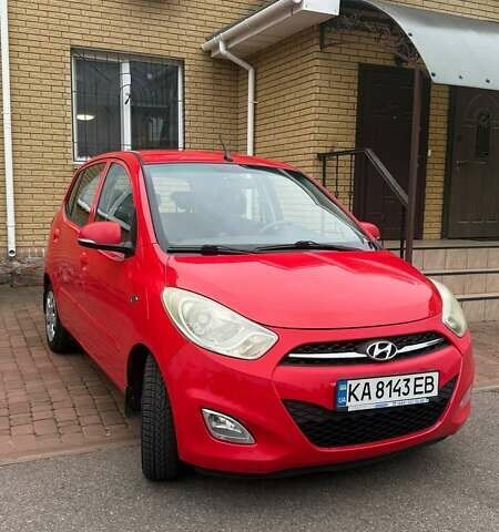 Красный Хендай и10, объемом двигателя 1.25 л и пробегом 186 тыс. км за 6100 $, фото 1 на Automoto.ua