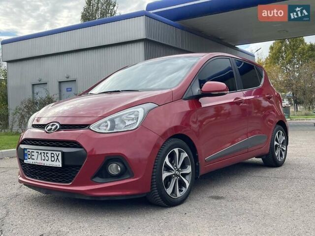 Красный Хендай и10, объемом двигателя 1.2 л и пробегом 103 тыс. км за 8999 $, фото 1 на Automoto.ua