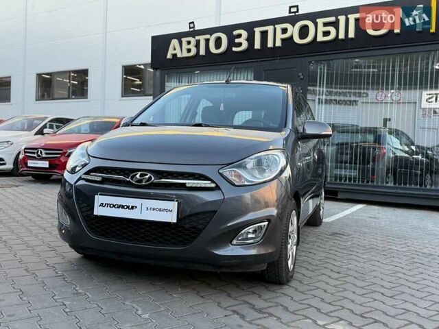 Серый Хендай и10, объемом двигателя 1.2 л и пробегом 88 тыс. км за 7500 $, фото 1 на Automoto.ua
