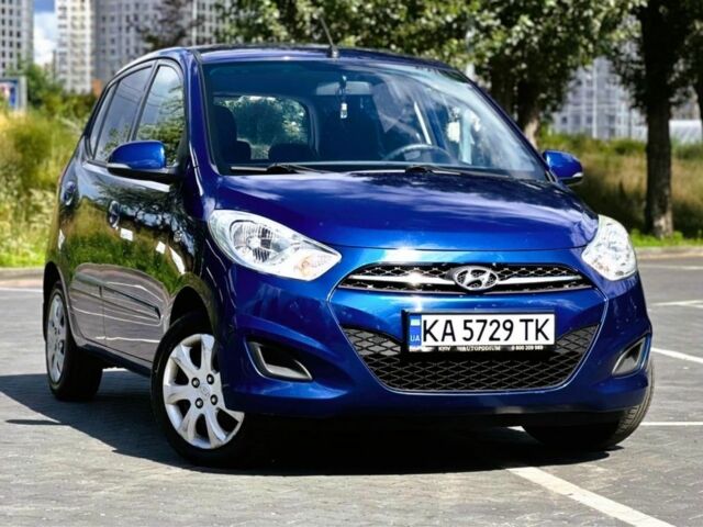 Синій Хендай і10, об'ємом двигуна 1.1 л та пробігом 99 тис. км за 6737 $, фото 1 на Automoto.ua