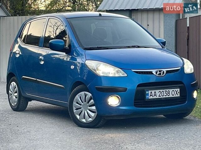 Синий Хендай и10, объемом двигателя 1.09 л и пробегом 181 тыс. км за 6300 $, фото 1 на Automoto.ua