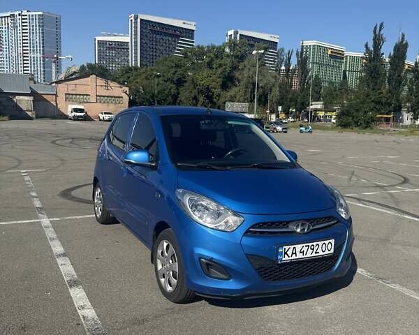Синий Хендай и10, объемом двигателя 1.09 л и пробегом 115 тыс. км за 6500 $, фото 1 на Automoto.ua