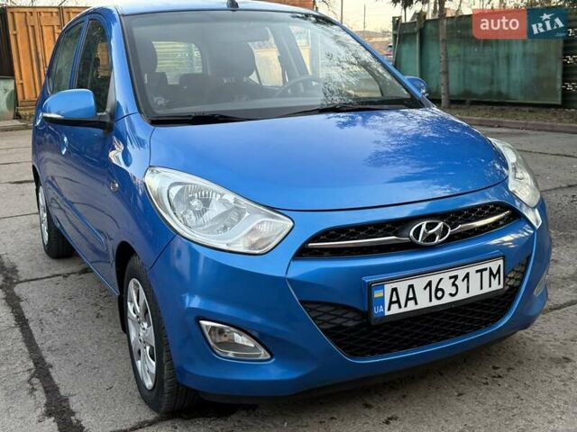 Синий Хендай и10, объемом двигателя 1.2 л и пробегом 84 тыс. км за 6900 $, фото 1 на Automoto.ua