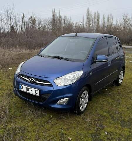 Синій Хендай і10, об'ємом двигуна 1.25 л та пробігом 160 тис. км за 6500 $, фото 1 на Automoto.ua