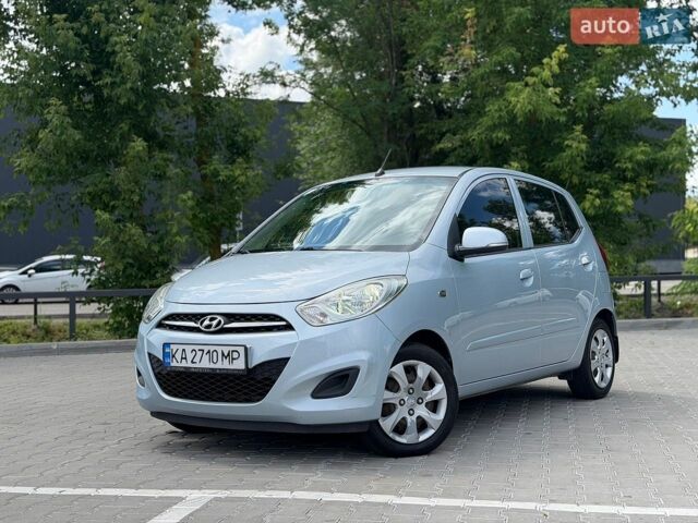Синий Хендай и10, объемом двигателя 1.09 л и пробегом 158 тыс. км за 7200 $, фото 1 на Automoto.ua