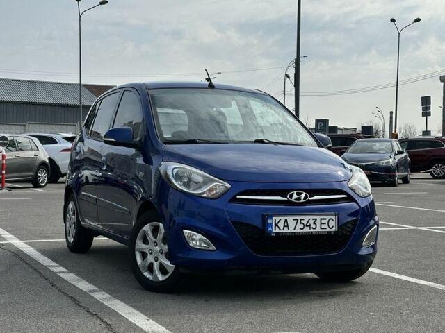 Синий Хендай и10, объемом двигателя 1.2 л и пробегом 160 тыс. км за 6800 $, фото 1 на Automoto.ua