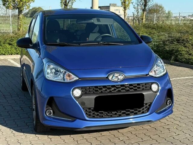 Синий Хендай и10, объемом двигателя 1.2 л и пробегом 49 тыс. км за 5450 $, фото 1 на Automoto.ua