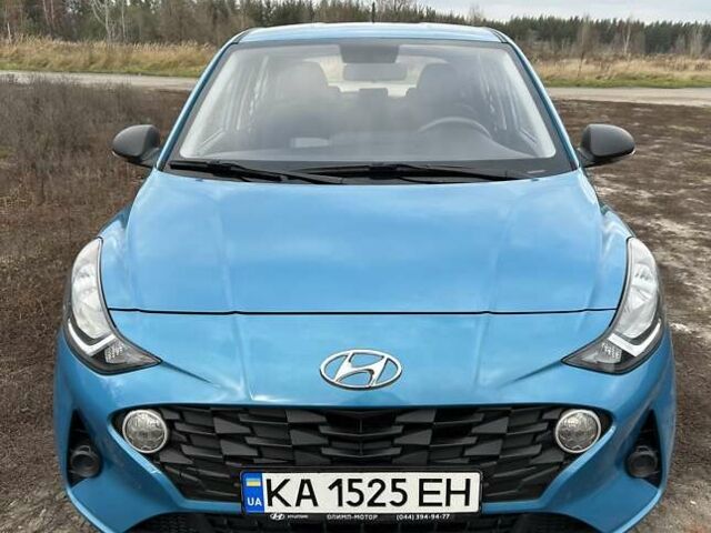 Синий Хендай и10, объемом двигателя 1.2 л и пробегом 97 тыс. км за 13300 $, фото 1 на Automoto.ua