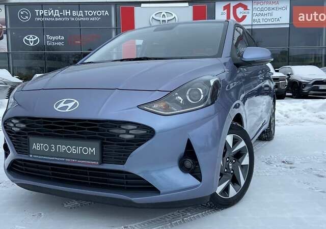 Синий Хендай и10, объемом двигателя 1.2 л и пробегом 23 тыс. км за 15800 $, фото 1 на Automoto.ua