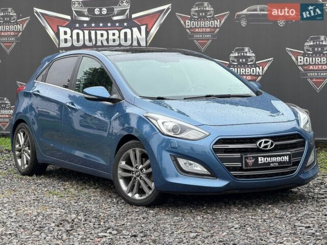 Синий Хендай i30, объемом двигателя 1.58 л и пробегом 221 тыс. км за 12490 $, фото 1 на Automoto.ua