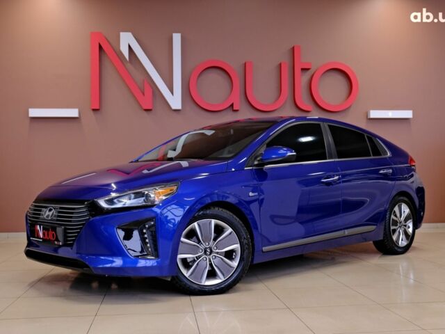 Синий Хендай Ioniq, объемом двигателя 1.6 л и пробегом 93 тыс. км за 11900 $, фото 1 на Automoto.ua