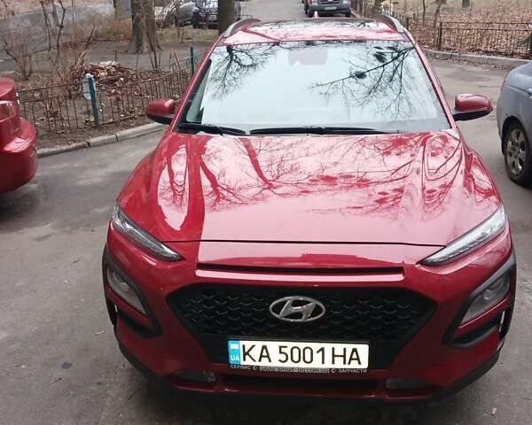 Красный Хендай Kona, объемом двигателя 2 л и пробегом 48 тыс. км за 17900 $, фото 1 на Automoto.ua
