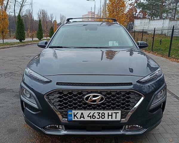 Сірий Хендай Kona, об'ємом двигуна 1.6 л та пробігом 12 тис. км за 21500 $, фото 1 на Automoto.ua