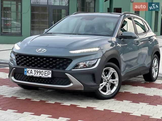 Сірий Хендай Kona, об'ємом двигуна 1.6 л та пробігом 53 тис. км за 18900 $, фото 1 на Automoto.ua