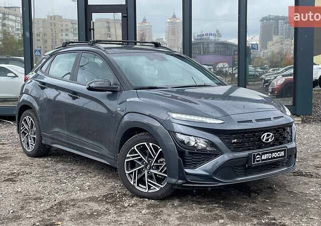 Сірий Хендай Kona, об'ємом двигуна 1.6 л та пробігом 16 тис. км за 22390 $, фото 1 на Automoto.ua