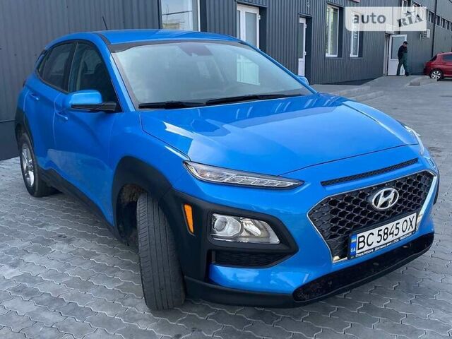 Синий Хендай Kona, объемом двигателя 2 л и пробегом 50 тыс. км за 16000 $, фото 1 на Automoto.ua