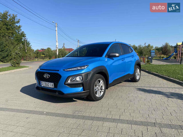Синій Хендай Kona, об'ємом двигуна 2 л та пробігом 48 тис. км за 14800 $, фото 1 на Automoto.ua