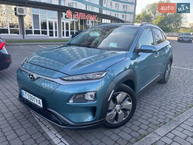 Синий Хендай Kona, объемом двигателя 0 л и пробегом 64 тыс. км за 17100 $, фото 1 на Automoto.ua