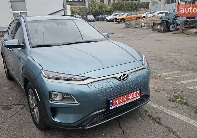 Синій Хендай Kona, об'ємом двигуна 0 л та пробігом 50 тис. км за 22100 $, фото 1 на Automoto.ua