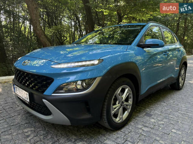 Синій Хендай Kona, об'ємом двигуна 1.6 л та пробігом 82 тис. км за 18900 $, фото 1 на Automoto.ua